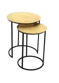Concept Lot de 2 tables d'appoint CATANIA