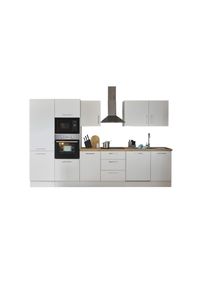 Küchenblock mit E-Geräten CORNWALL (Zeile-Backofen-Geschirrspüler-Kühlschrank-Mikrowelle) I