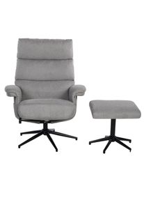 DUO Relaxsessel mit Hocker OSOMO