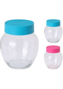 Koopmann Pot en verre avec couvercle EH