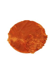Boltze Coussin d'assise rond aspect peluche SKOLDI
