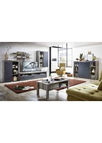 Innostyle Mur TV avec bahut haut et table basse CROWN X