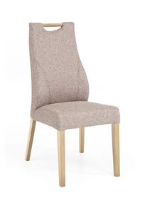 Lot de 2 chaises rembourr&eacute;es NAILA