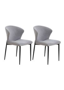 Salesfever Lot de 2 chaises LOKON