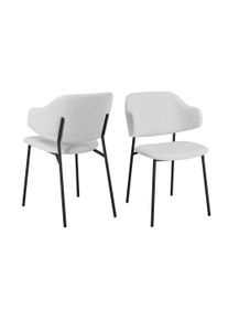 Salesfever Lot de 2 chaises TALANG