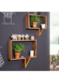 Wandregale im 2er-Set NEVADO COPA