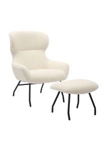 Salesfever Sessel mit Hocker 367797