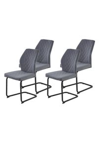 Hela Schwingst&uuml;hle 4er-Set OSLO S