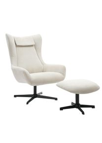 Salesfever Sessel mit Hocker 367827