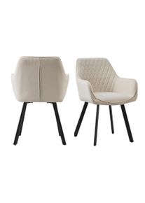 Salesfever Lot de 2 chaises BOOI