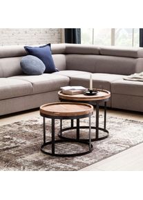 Lot de 2 tables d'appoint KHON KAEN