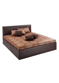 Polsterbett mit Bettkasten , braun , Westfalia Schlafkomfort