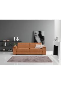Egoitaliano Schlafsofa »Cecilia, modern & elegant, erstklassiger Sitzkomfort, Dauerschläfer«, inkl. Matratze und hochwertigem Metallbettrahmen, toller...