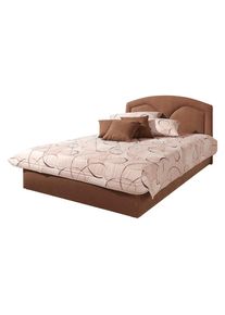 Polsterbett inkl. Bettkasten bei Ausführung mit Matratze , braun , Westfalia Schlafkomfort