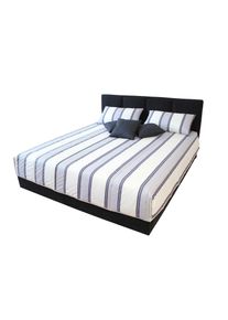 Polsterbett mit Bettkasten , schwarz , Westfalia Schlafkomfort