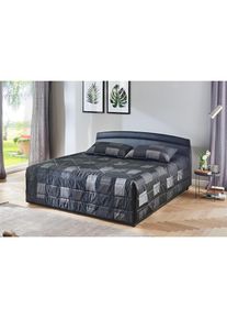 Polsterbett inkl. Bettkasten bei Ausführung mit Matratze , schwarz , Westfalia Schlafkomfort