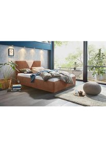 Polsterbett »Malibu« inkl. Bettkasten bei Ausführung mit Matratze , braun , Westfalia Schlafkomfort