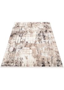 OCI Die Teppichmarke, OCI DIE TEPPICHMARKE Teppich &raquo;TOP ALINA&laquo; rechteckig 7 mm H&ouml;he Wohnzimmer, braun, beige, Polypropylen (PP), 7 mm