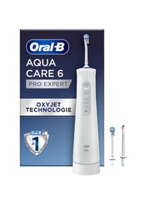 Oral-B , Munddusche »AquaCare 6«, 3 St. Aufsätze, Kabellose mit Oxyjet-Technologie , grau , Für eine einfache & flexible Awendung ohne Kabel