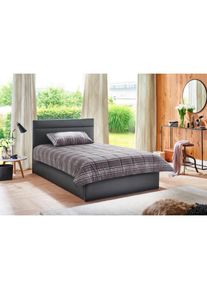 Polsterbett inkl. Bettkasten bei Ausführung mit Matratze , grau , Westfalia Schlafkomfort