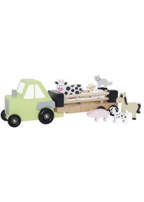 Spielzeug-Traktor »Tiertransporter« , bunt , JaBaDaBaDo