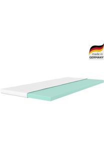 my home Topper »Aquam, Topper 90x200 cm,180x200 cm in 4 Härtegraden«, (1 St.), Matratze, Boxspringbett, Allergiker geeignet (Hausstauballergiker , weiss ,...