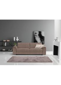 Egoitaliano Schlafsofa »Cecilia, modern & elegant, erstklassiger Sitzkomfort, Dauerschläfer«, inkl. Matratze und hochwertigem Metallbettrahmen, toller...