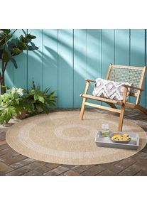 Outdoorteppich »COMILLA 0886« rund 8 mm Höhe Pflegeleicht / Strapazierfähig / In- und Outdoor geeignet , beige , Ayyildiz Teppiche , Obermaterial:...