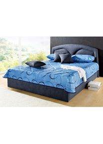 Polsterbett inkl. Bettkasten bei Ausführung mit Matratze , blau , Westfalia Schlafkomfort