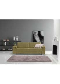 Egoitaliano Schlafsofa »Cecilia, modern & elegant, erstklassiger Sitzkomfort, Dauerschläfer«, inkl. Matratze und hochwertigem Metallbettrahmen, toller...