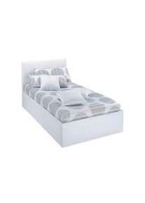 Polsterbett mit Bettkasten , weiss , Westfalia Schlafkomfort