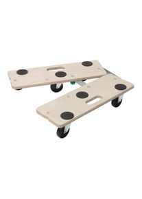 Wolfcraft, Transportwagen &raquo;FT 350 B&laquo; Holzart: Birke, Herkunftsland: Polen, braun