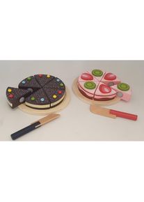 Spiellebensmittel »Schoko- und Erdbeertorte«, (Set) , bunt , Tanner