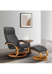Home Affaire Relaxsessel »Paris, TV-Sessel mit Hocker und manueller Liegefunktion«, (Set, 2 St., bestehend aus Sessel und Hocker), Dreh- und Kippfunktion,...