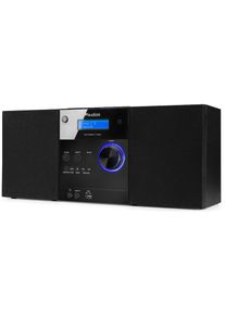 AUDIZIO , Stereoanlage »Metz«, (FM-Tuner-Digitalradio (DAB+) 30 W) , schwarz , Streamt Musik von kompatiblen BT-Geräten