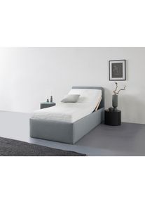 Polsterbett »Rostock« auch mit Stauraum und Kopfteilverstellung erhältlich , grau , Westfalia Schlafkomfort