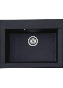 respekta , Einbauspüle , schwarz