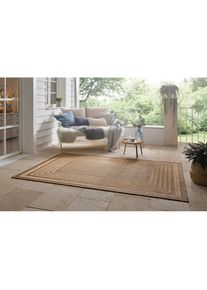 Teppich »Limonero« rechteckig 6 mm Höhe In-& Outdoor, Flachgewebe, Sisal Optik, Skandi, Garten, Wohnzimmer , beige , Hanse Home , Obermaterial:...