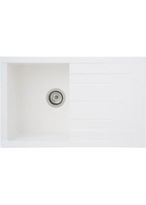 respekta , Einbauspüle , weiss