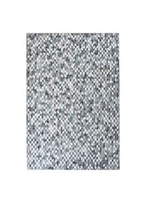 Teppich »SERENA 78« rechteckig 7 mm Höhe gedruckte Felloptik, ideal im Wohnzimmer & Schlafzimmer , blau , Gino Falcone , Obermaterial: 100% Polyester