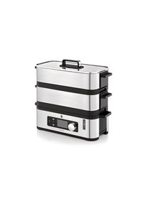 WMF , Dampfgarer »KÜCHENminis Vitalis E« , silberfarben , Inhalt: 1x Dampfgarer (37 x 31,5 x 20 cm, 900 W). 2 separat regelbaren Dampfkammern und...