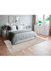 Wollteppich »Punam«, rechteckig, 28 mm Höhe, echter Berber aus Marokko, einfarbig, reine Wolle, handgeknüpft , beige , my home