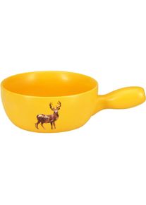 Nouvel , Fonduetopf »Hirsch Gelb« Ton , gelb