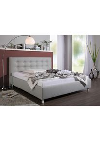 Polsterbett »Moiese« Bettseiten zerlegt, ohne Bettkasten , grau , Maintal