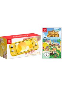 Nintendo Switch , Konsolen-Set »Lite«, inkl. Animal Crossing , gelb , Ein robustes neues Bastelsystem lässt dich Werkzeuge, Möbel und mehr aus...