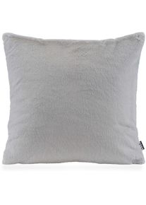 HOCK Dekokissen »Plushy« samtweich, kuschelig, inkl. Füllung, Bezug mit Reissverschluss , grau , H.O.C.K. , Obermaterial: 100% Polyester. Füllung: 100%...