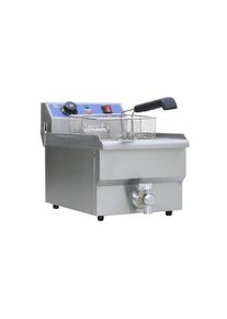 Kibernetik, Fritteuse &raquo;2.5 kg&laquo; 3000 W Fassungsverm&ouml;gen 7 l, silberfarben, Einheitsgr&ouml;&szlig;e, Fritteuse