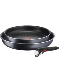 Pfannen-Set »Ingenio XL Force 24 cm/28 cm«, Aluminium , schwarz , Tefal