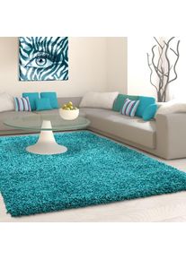 Ayyildiz Teppiche Hochflor-Teppich »Life Shaggy 1500« rechteckig 30 mm Höhe Langflor, uni, grosse Farbauswahl, robust, auch als Läufer und in rund , blau , Ayyildiz...