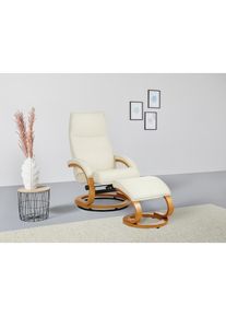 Home Affaire Relaxsessel »Paris, TV-Sessel mit Hocker und manueller Liegefunktion«, (Set, 2 St., bestehend aus Sessel und Hocker), Dreh- und Kippfunktion,...